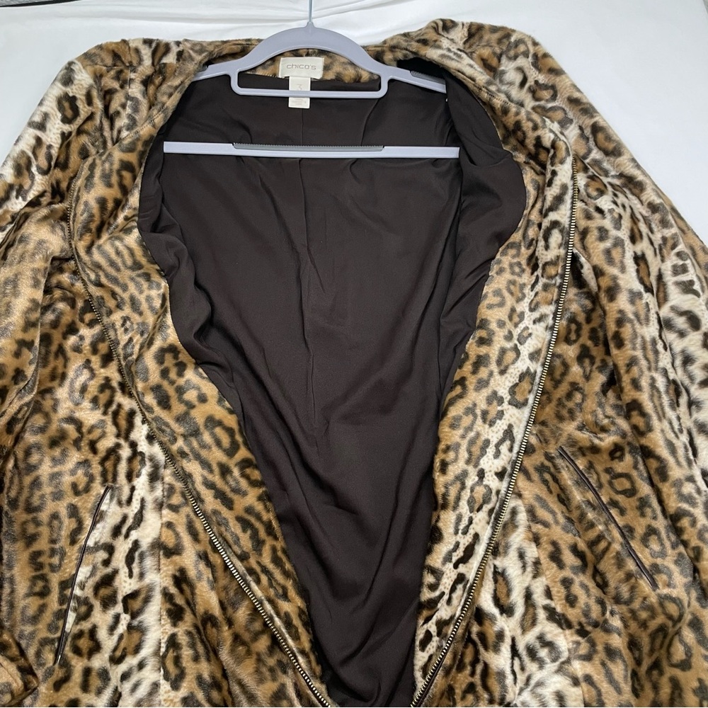 Chico's Leopard Print Jacket - Picture 11 of 11